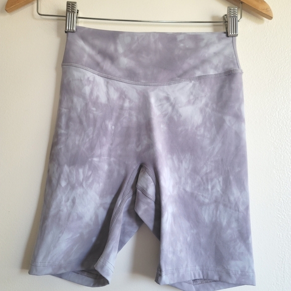 Tier Activewear, Vital Biker Short, Heather (tie dye purple),‎ Size Small - Picture 6 of 10
